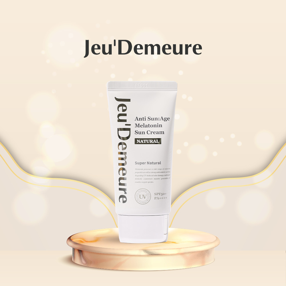 Kem chống nắng melatonin Natural SPF 50+++ 50g - Jeu’Demeure